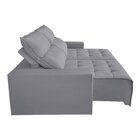 Sofá 3 Lugares 210cm Aramis  Cinza