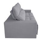 Sofá 3 Lugares 210cm Aramis  Cinza