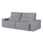 Sofá 3 Lugares 210cm Aramis  Cinza