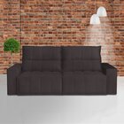 Sofá 3 Lugares 210cm Aramis  Marrom