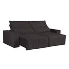 Sofá 3 Lugares 210cm Aramis  Marrom