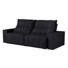 Sofá 3 Lugares 210cm Aramis  Preto