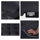 Sofá 3 Lugares 210cm Aramis  Preto