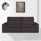 Sofá 3 Lugares 210cm Azzaro  Marrom