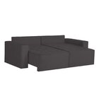 Sofá 3 Lugares 210cm Azzaro  Marrom