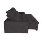 Sofá 3 Lugares 210cm Azzaro  Marrom