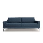 Sofá 3 Lugares 210cm Fun Living Contemporâneo Azul Jeans