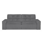 Sofá 3 Lugares 210cm Ivory  Chumbo