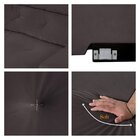 Sofá 3 Lugares 210cm Ivory  Marrom