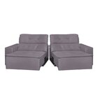 Sofá 3 Lugares 210cm Ivory  Rosê