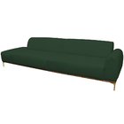 Sofá 3 Lugares 210cm Molino Terminal Direito Suede Verde - Ca