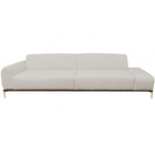 Sofá 3 Lugares 210cm Molino Terminal Esquerdo Poliéster Off W