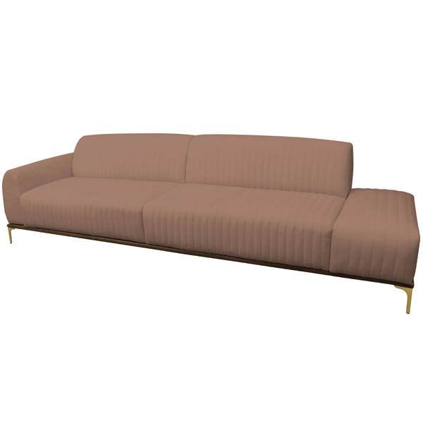 Sofá 3 Lugares 210cm Molino Terminal Esquerdo Poliéster Pêsse