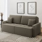 Sofá 3 Lugares 212 X 100 X 90 Cm Veludo Tomie Yescasa Rato