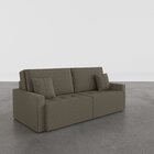 Sofá 3 Lugares 212 X 100 X 90 Cm Veludo Tomie Yescasa Rato