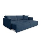 Sofá 3 Lugares 212cm Home Home Contemporâneo Azul Jeans