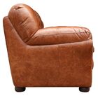 Sofá 3 Lugares 212cm Laura Couro Marrom Envelhecido G03 - Gra