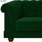 Sofa 3 Lugares 220 Cm Ponteio Veludo Moll