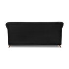 Sofá 3 Lugares 220cm Veludo Arras  Preto