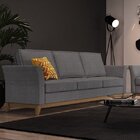 Sofá 3 Lugares 220cm Vinkel Grafite