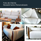 Sofá 3 Lugares 223cm Aaron Linho Bege - Sallar Home