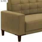 Sofa 3 Lugares 228 Cm Dijon Veludo Moll