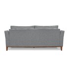 Sofá 3 Lugares 230cm Linho Brest  Cinza