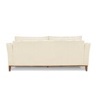 Sofá 3 Lugares 230cm Linho Brest  Pérola