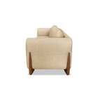 Sofá 3 Lugares 230cm Linho Djon  Dourado