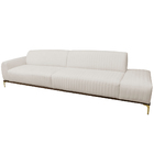 Sofá 3 Lugares 230cm Molino Terminal Esquerdo Poliéster Off W