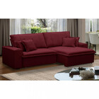 Sofá 3 Lugares 230cm Retrátil Reclinável Veludo Sarov Ferguile