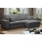 Sofá 3 Lugares 230cm Retrátil Reclinável Veludo Sarov Ferguile