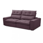 Sofá 3 Lugares 230cm Veludo Retrátril Reclinável Damman Fergu