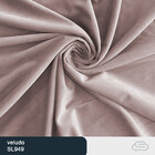 Sofá 3 Lugares 232cm Ouro Base Madeira Veludo Rosê - Sallar H