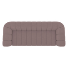 Sofá 3 Lugares 238cm Huskyer Veludo Rosê - Sallar Home