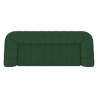 Sofá 3 Lugares 238cm Huskyer Veludo Verde - Sallar Home