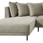 Sofá 3 Lugares 255cm Molas Ensacadas D-33 Veludo Laurem Parop