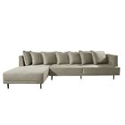 Sofá 3 Lugares 255cm Molas Ensacadas D-33 Veludo Laurem Parop