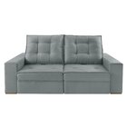 Sofá 3 Lugares 290cm Retrátil Reclinável Orion Cinza