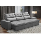 Sofá 3 Lugares 290cm Veludo Noruega Ferguile