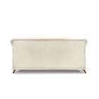 Sofá 3 Lugares Abruzzo Linho Rústico Natural 180 Cm