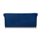 Sofá 3 Lugares Abruzzo Suede Azul Marinho 200 Cm