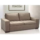 Sofá 3 Lugares Aguilera- Anc Estofados - Marrom