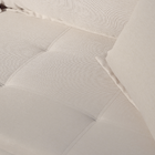 Sofá 3 Lugares Almofada Solta Base Madeira Linho Bege Claro C