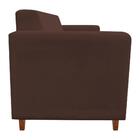 Sofá 3 Lugares Arezzo Suede Marrom