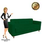 Sofá 3 Lugares Arezzo Suede Verde