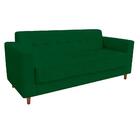 Sofá 3 Lugares Arezzo Suede Verde