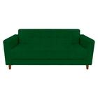 Sofá 3 Lugares Arezzo Suede Verde