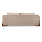 Sofá 3 Lugares Base De Madeira Clarissa 200 Cm Linho S04 - D'