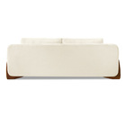 Sofá 3 Lugares Base De Madeira Clarissa 220 Cm Linho S04 - D'